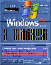 Windows Xp original Winamp skin